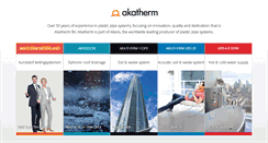 Desktop Screenshot of akatherm.com